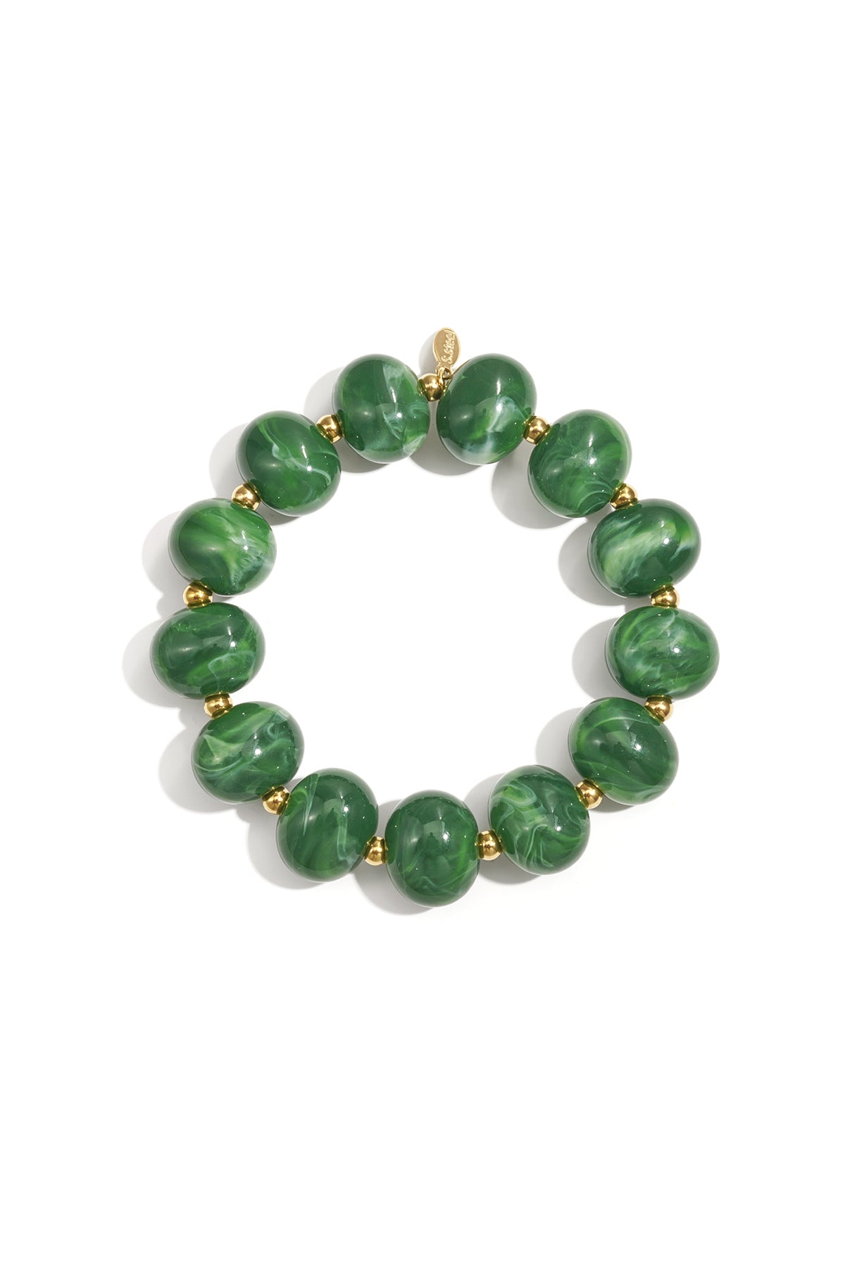 Bracelet élastique à grosses perles