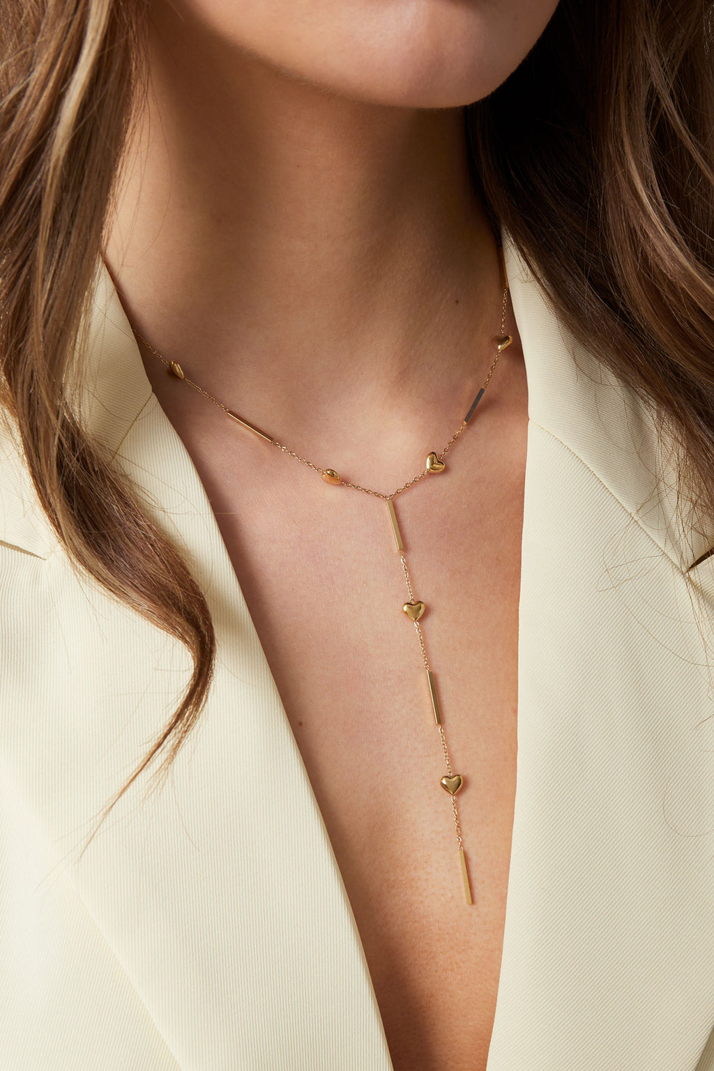 collier coeur simple