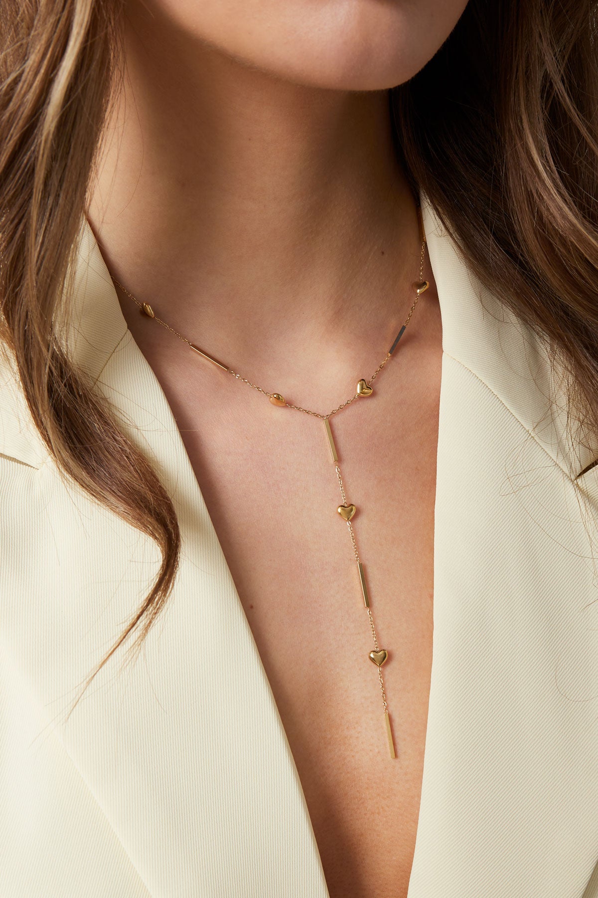 collier coeur simple