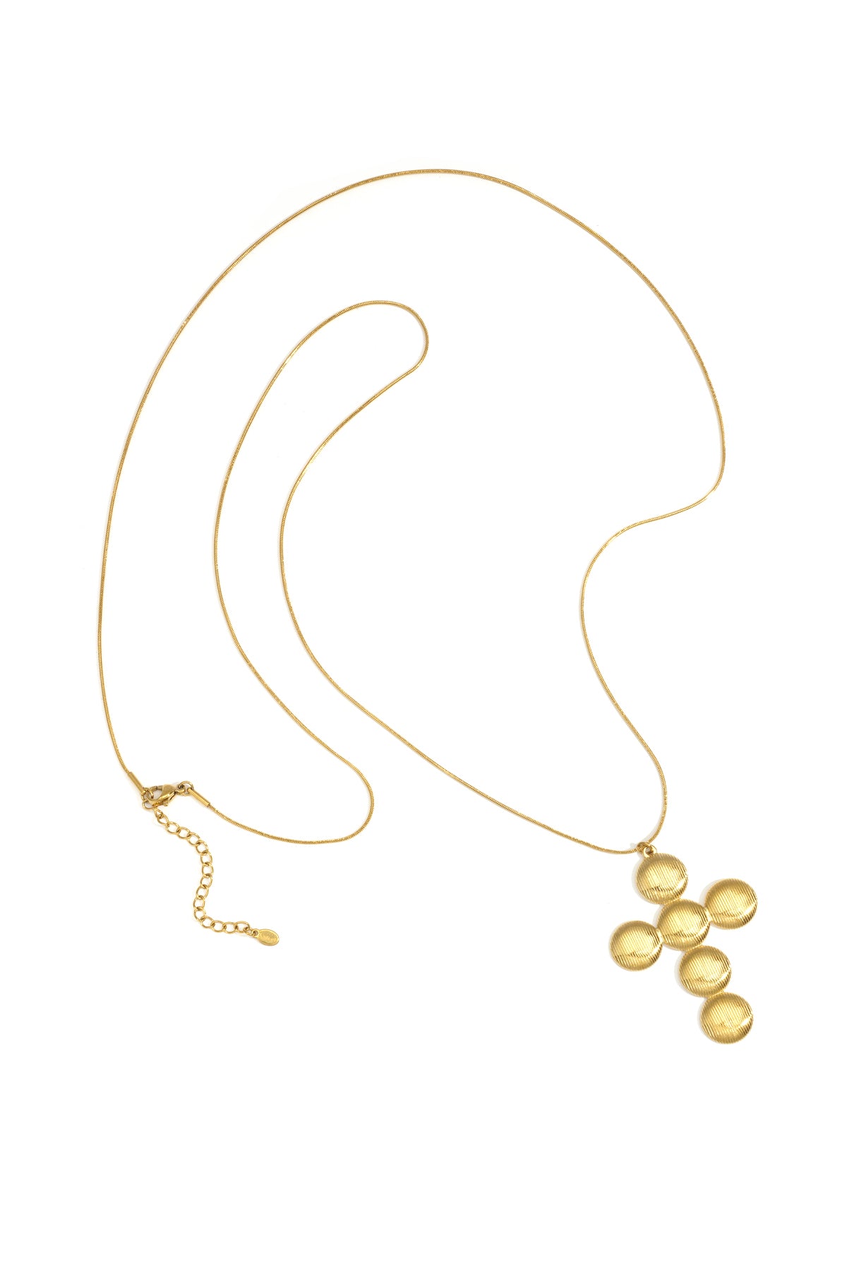 Colliers pendentifs en acier inoxydable Croix Casual Daily Simple Series Bijoux pour femmes