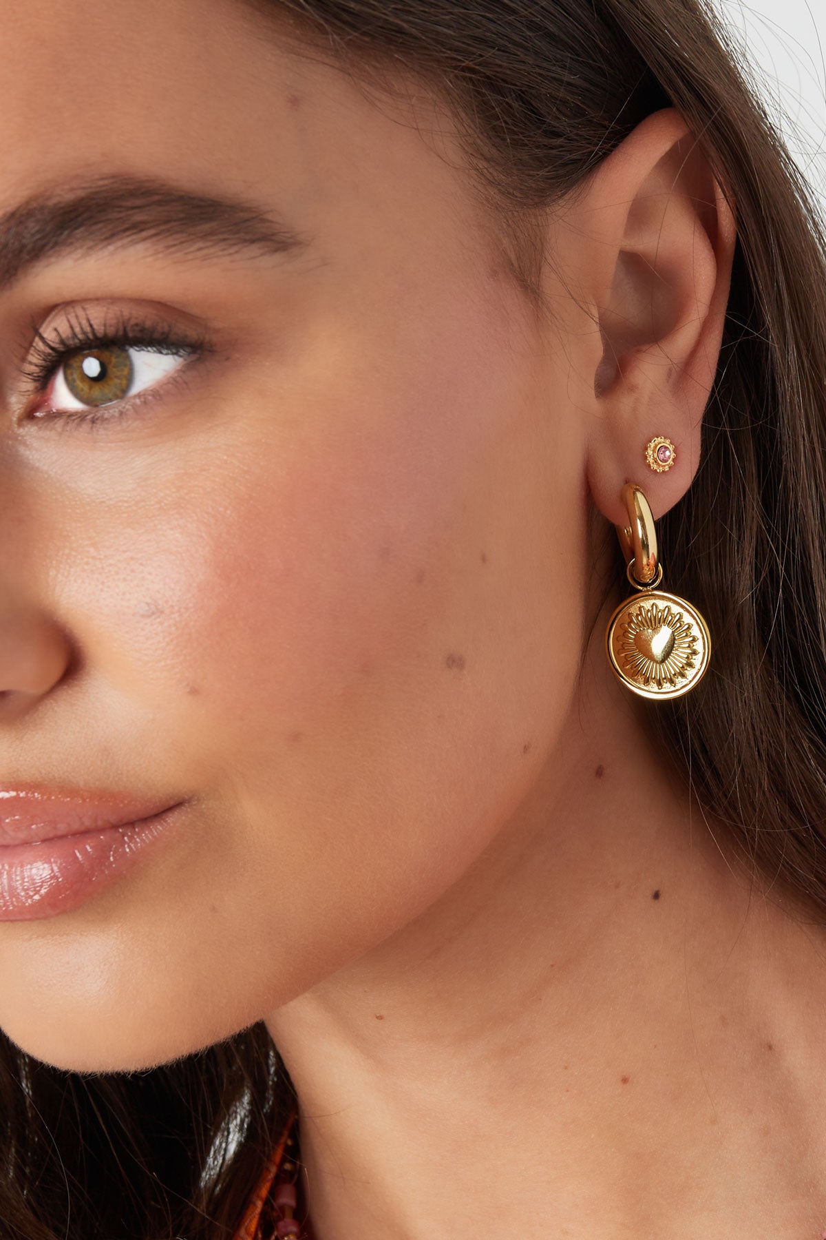 Clous d'Couleur oreilles lune