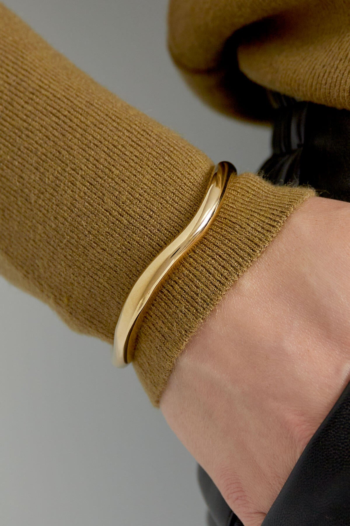 Bracelet jonc Good Babe - doré