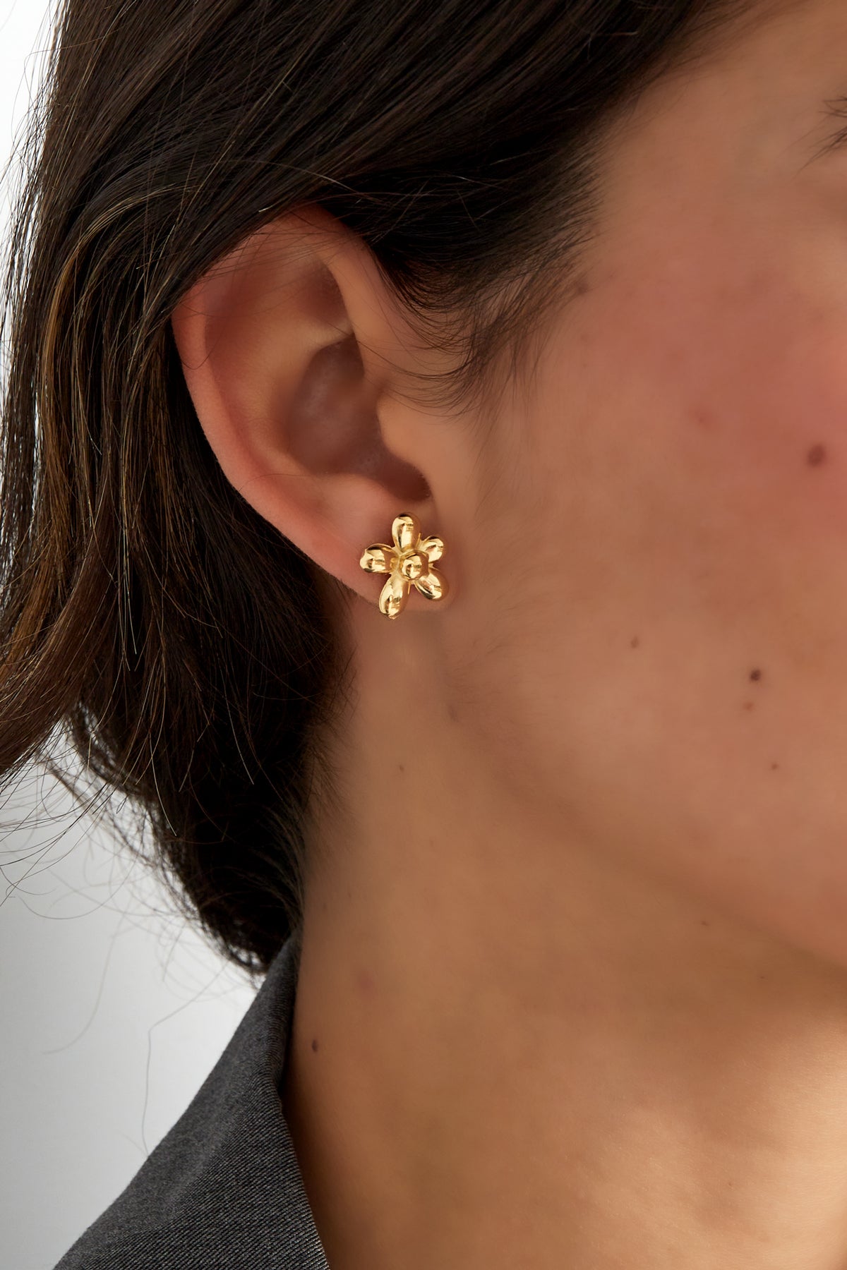 boucles d'oreilles en forme de marguerite mignonnes