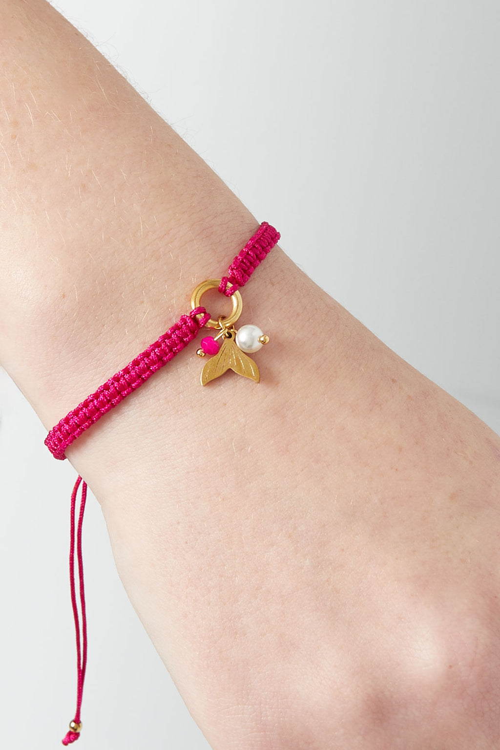 Bracelet sirène merveille - Couleur orange et or
