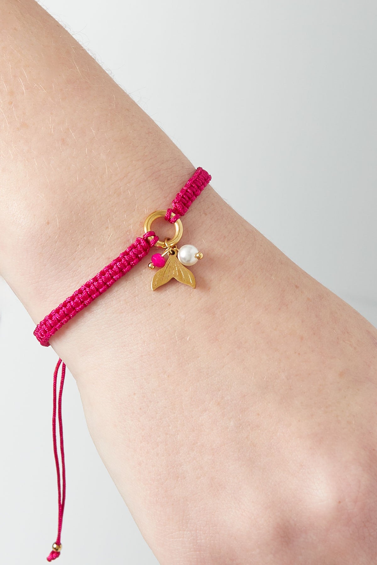 Bracelet sirène merveille - Couleur orange et or