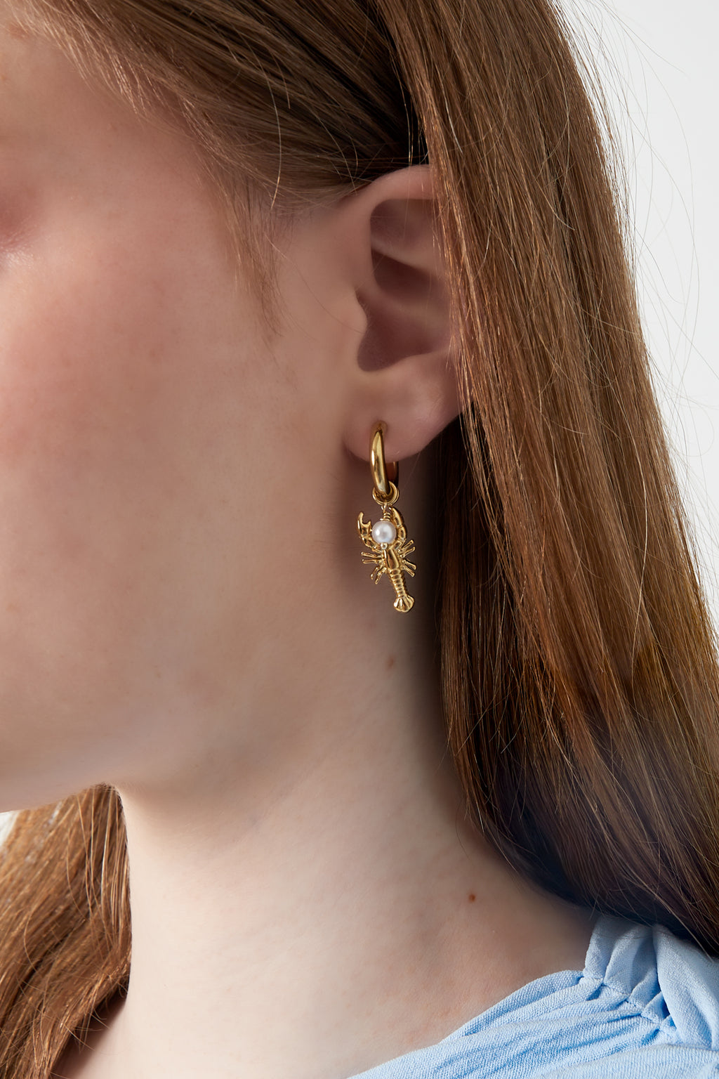 boucles d'oreilles homard