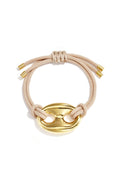 Bracelet en cordon de satin avec détail de bouton
