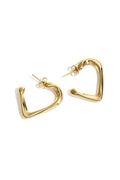 Boucles d'oreilles créoles Cœur Simple Daily Simple Series Bijoux pour femmes