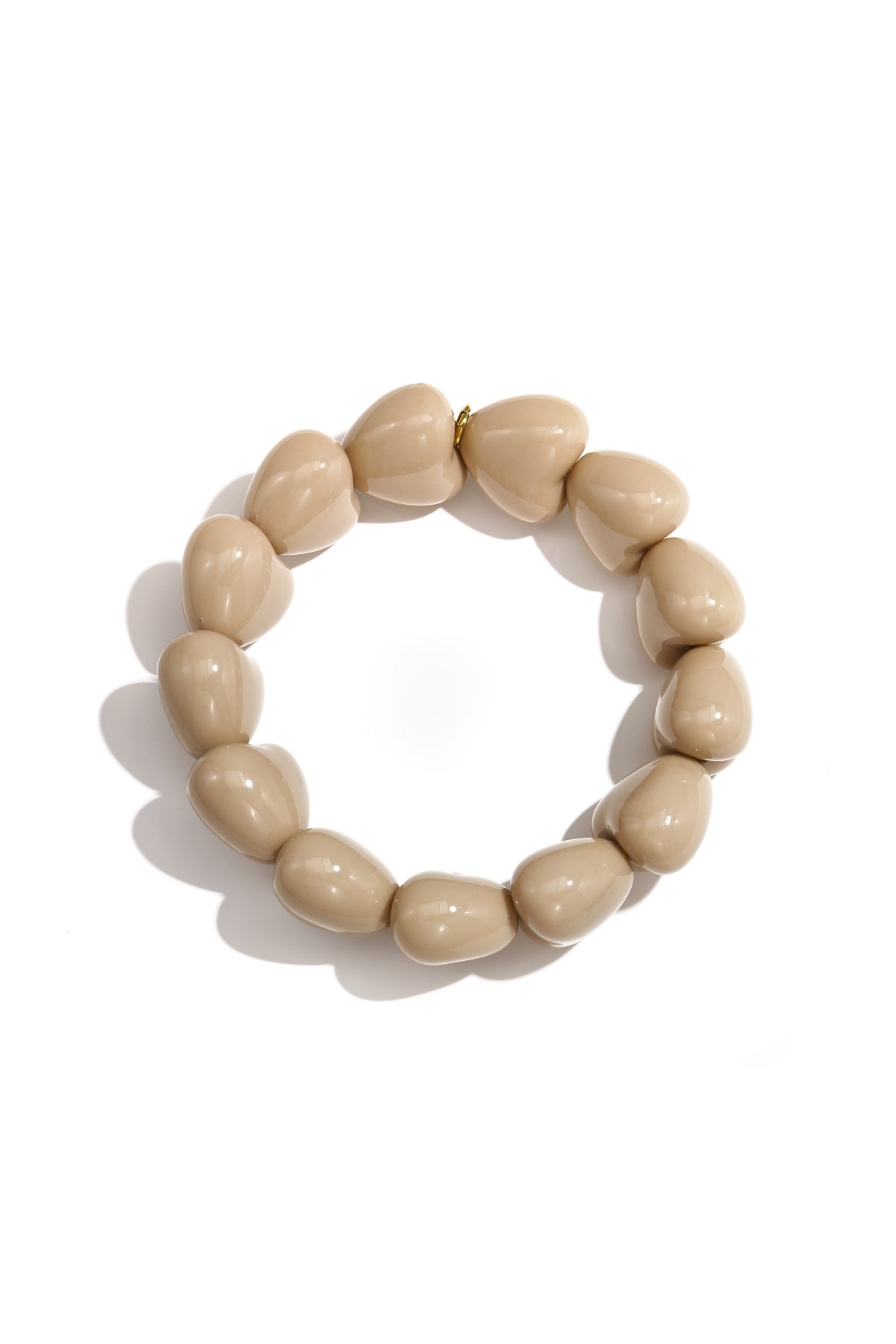 Bracelet petit cœur à 13 perles