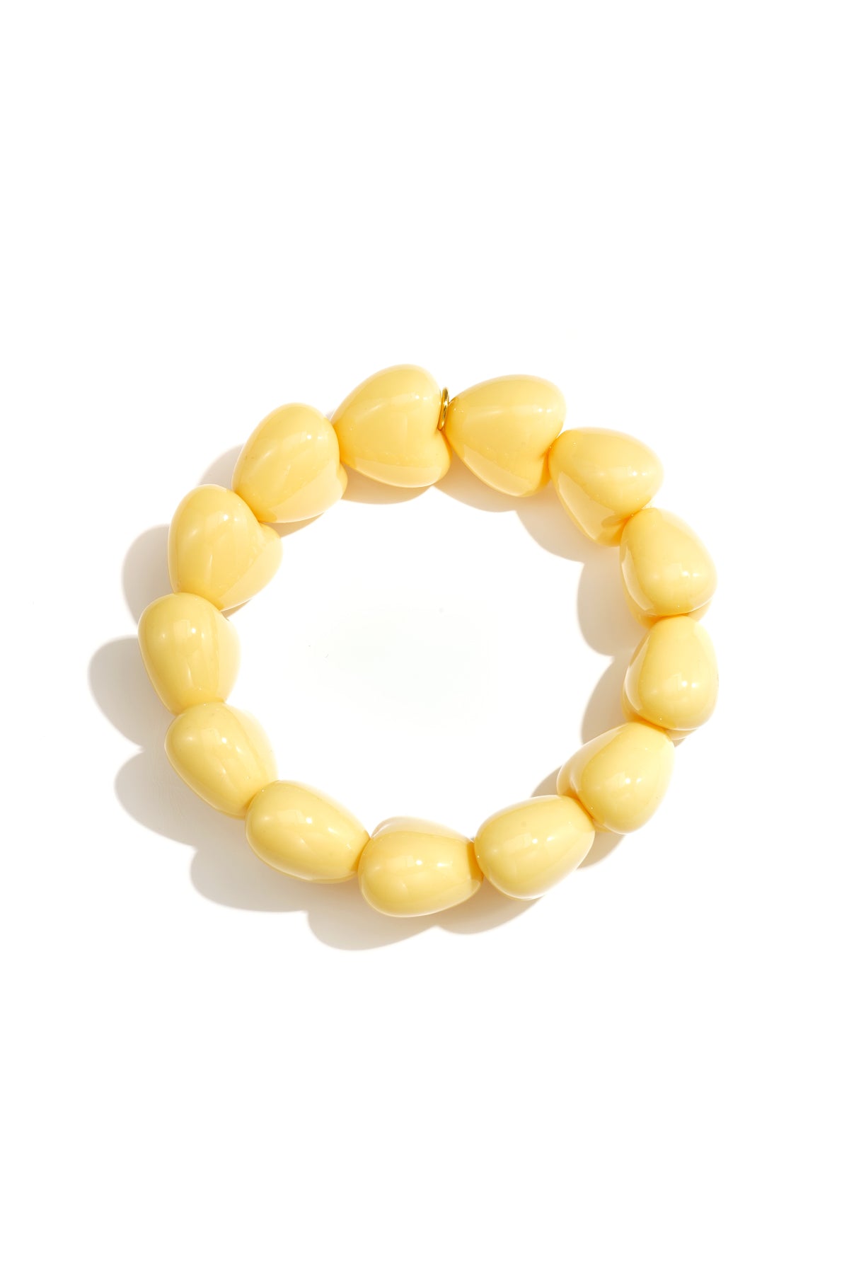 Bracelet petit cœur à 13 perles