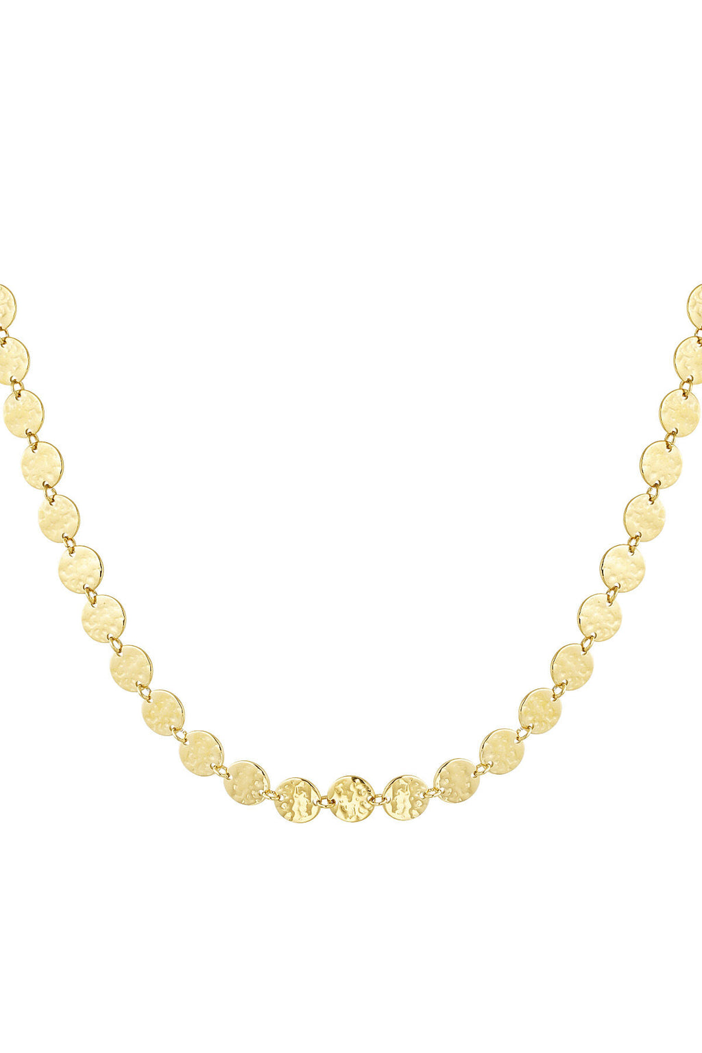 Collier vintage rond - doré