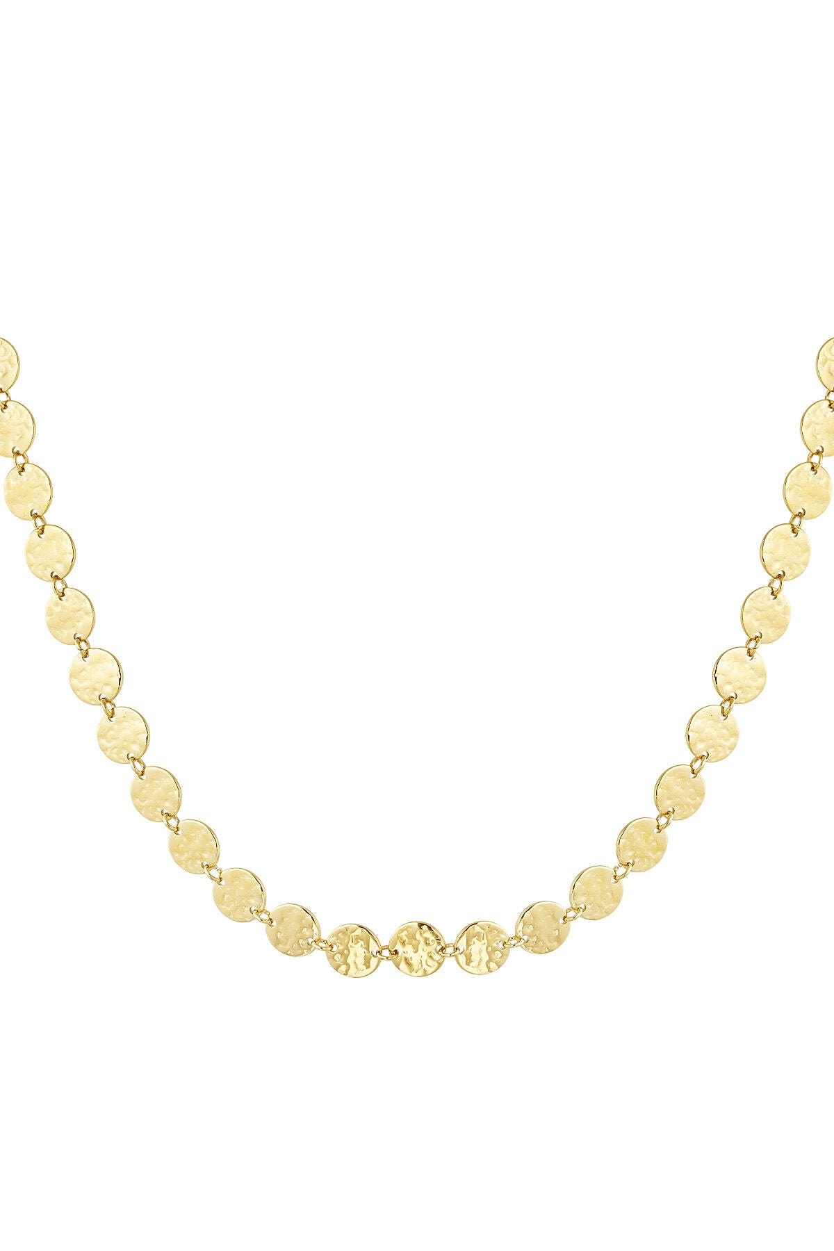 Collier vintage rond - doré