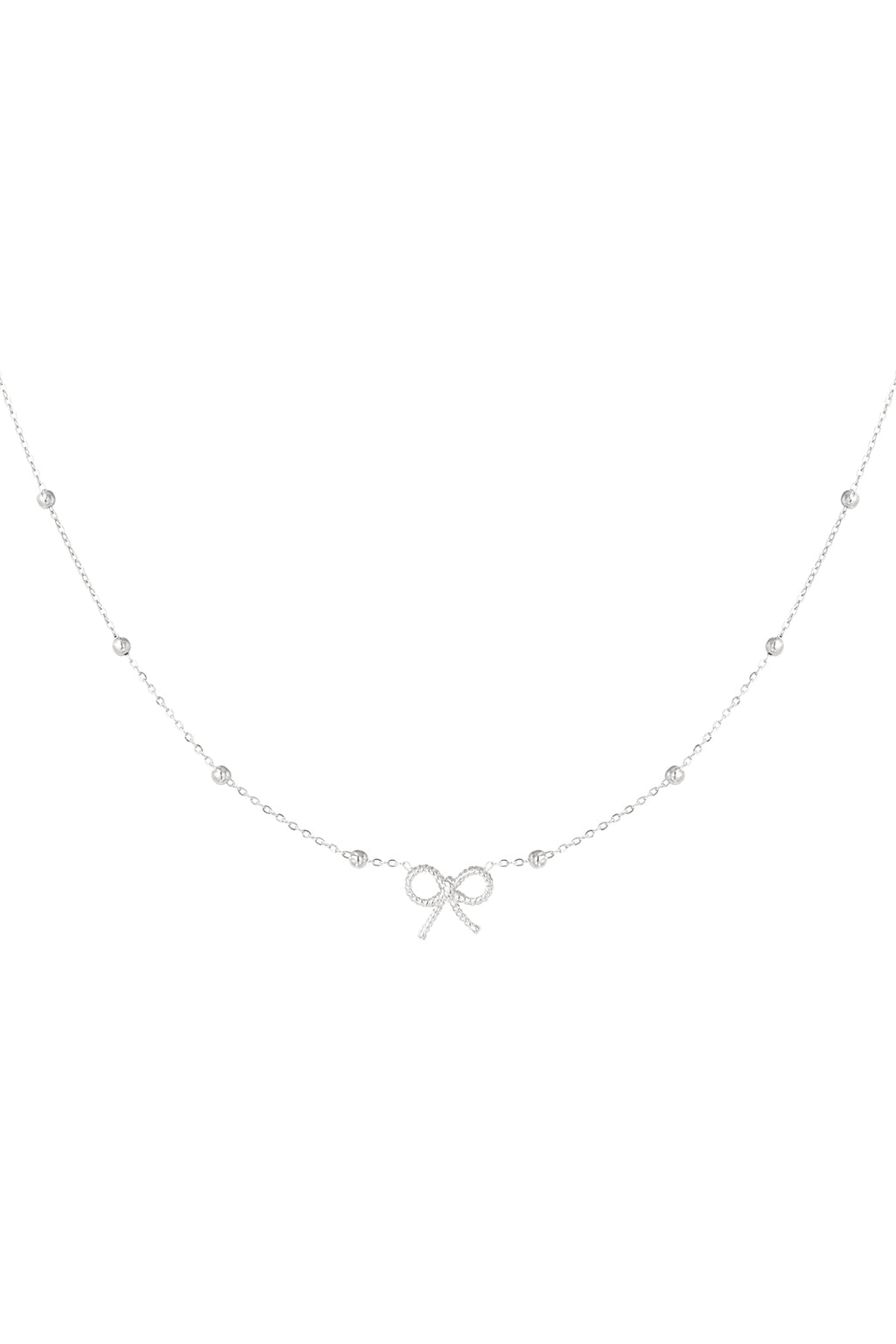 Collier noeud basic - doré