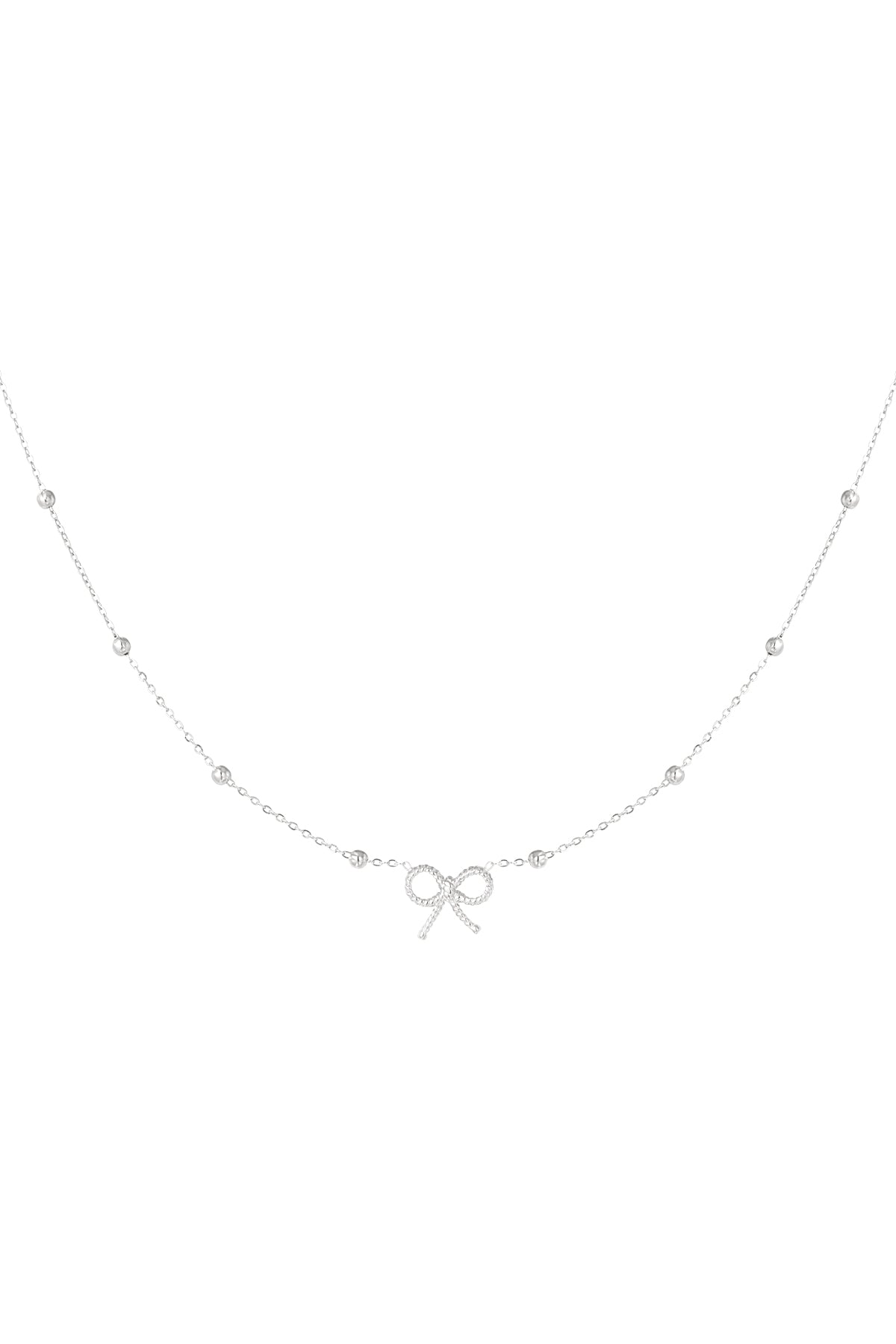 Collier noeud basic - doré