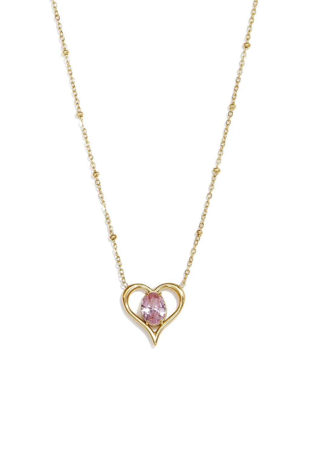 Colliers pendentifs en acier inoxydable en forme de cœur, collection Daily Simple, bijoux pour femmes