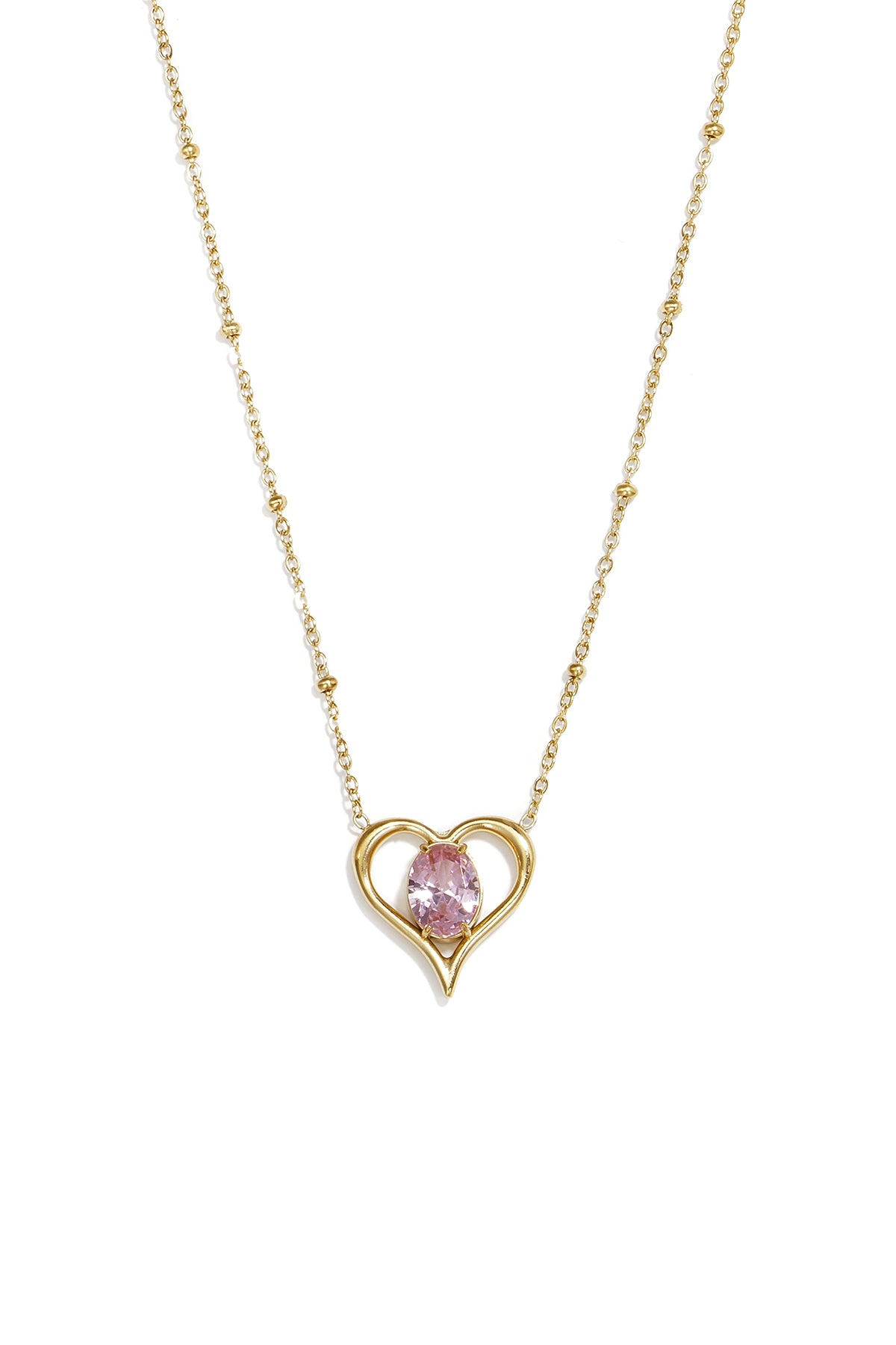 Colliers pendentifs en acier inoxydable en forme de cœur, collection Daily Simple, bijoux pour femmes