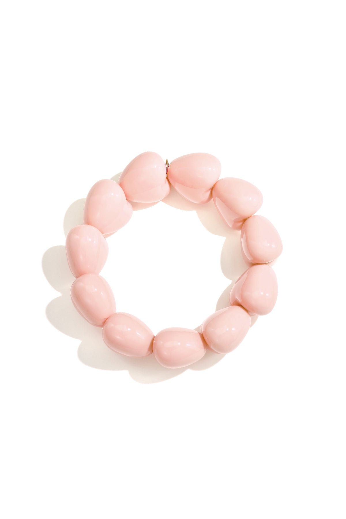Bracelet en forme de grand cœur à 11 perles