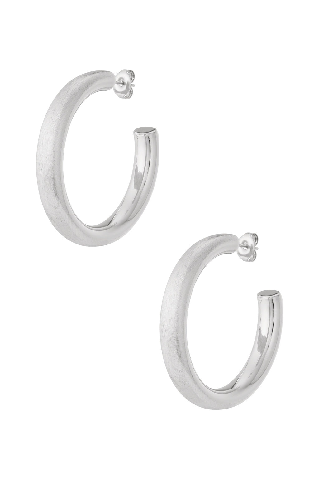   Boucles d'oreilles créoles de forme irrégulière, série décontractée, simple et quotidienne, bijoux pour femmes