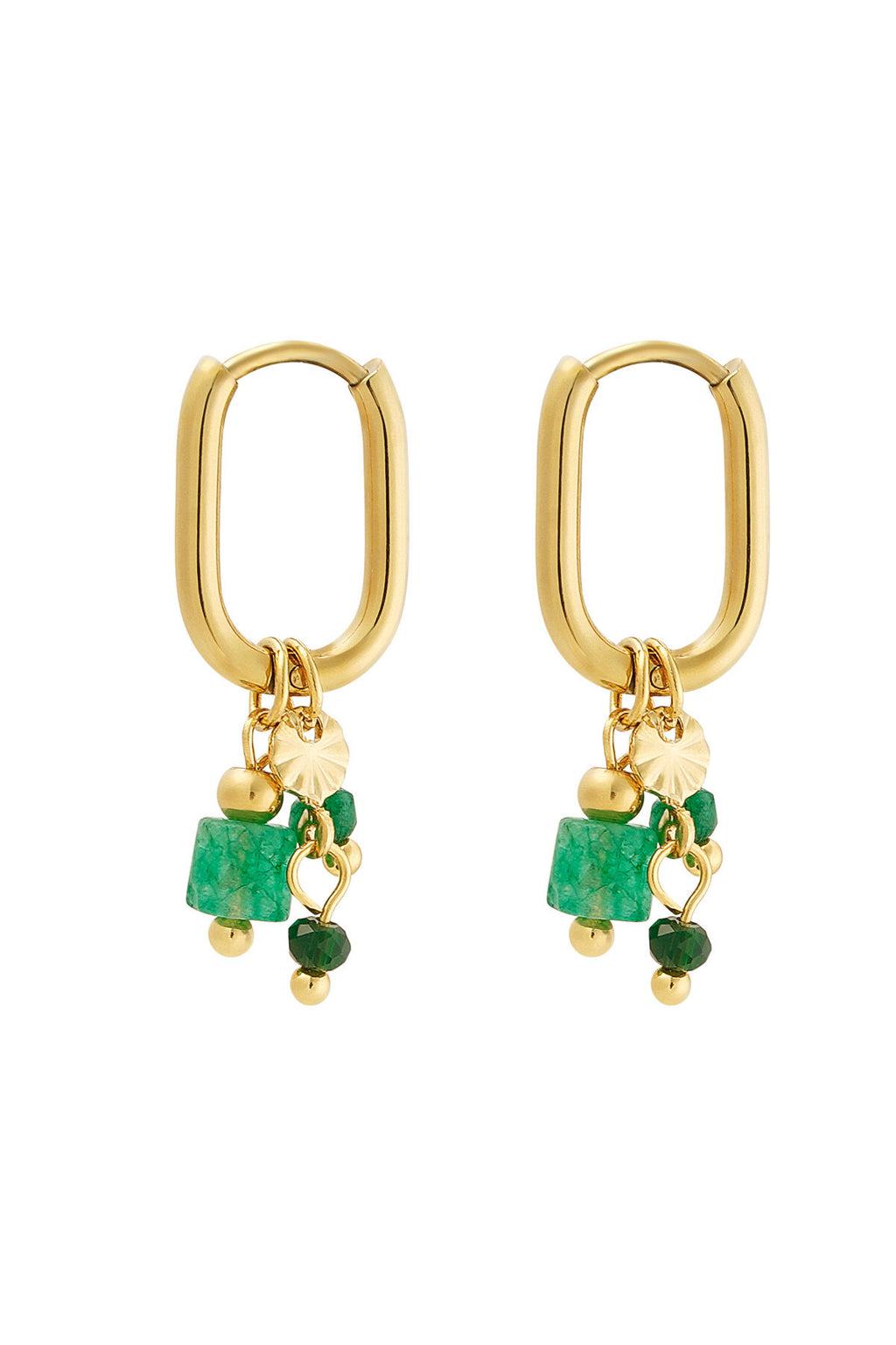 boucle d'oreille avec perles noires