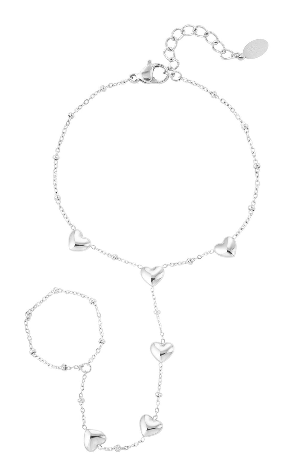 Bracelet grand amour - doré