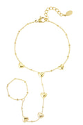 Bracelet grand amour - doré