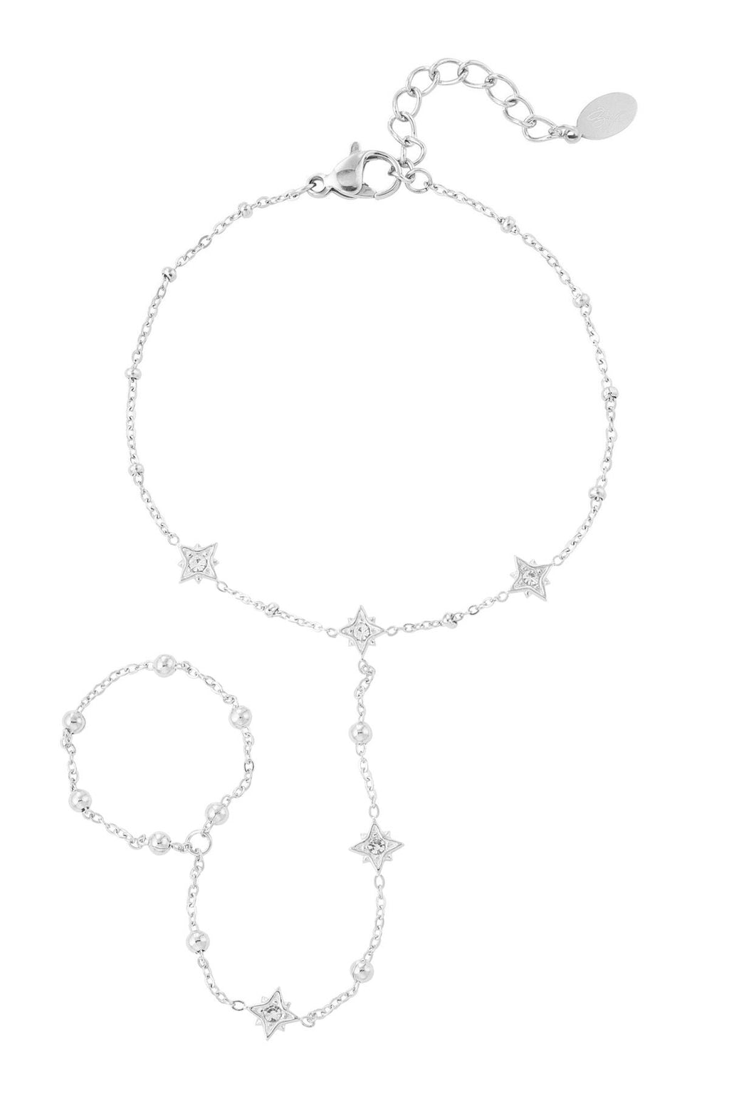 Bracelet paillettes étincelle - doré