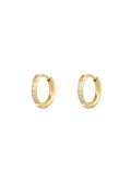 Petites boucles d'oreilles avec pierres - doré