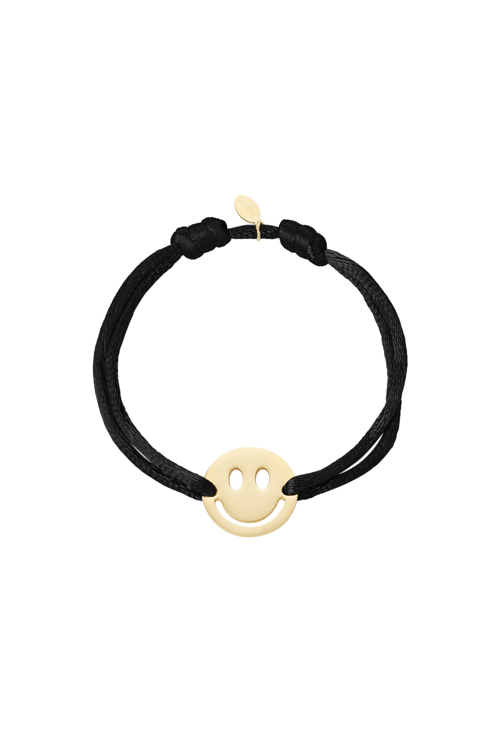 Bracelet en satin avec smiley