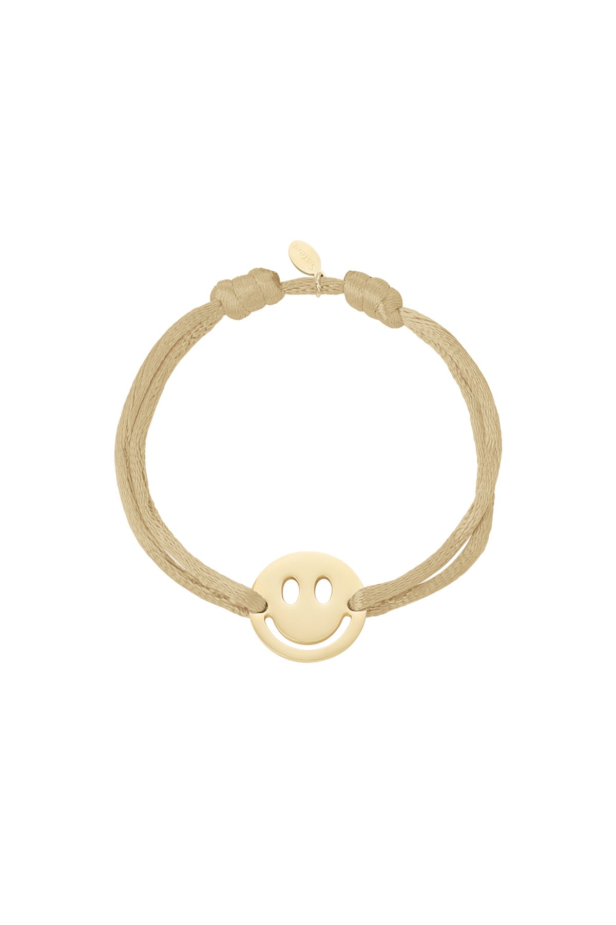 Bracelet en satin avec smiley