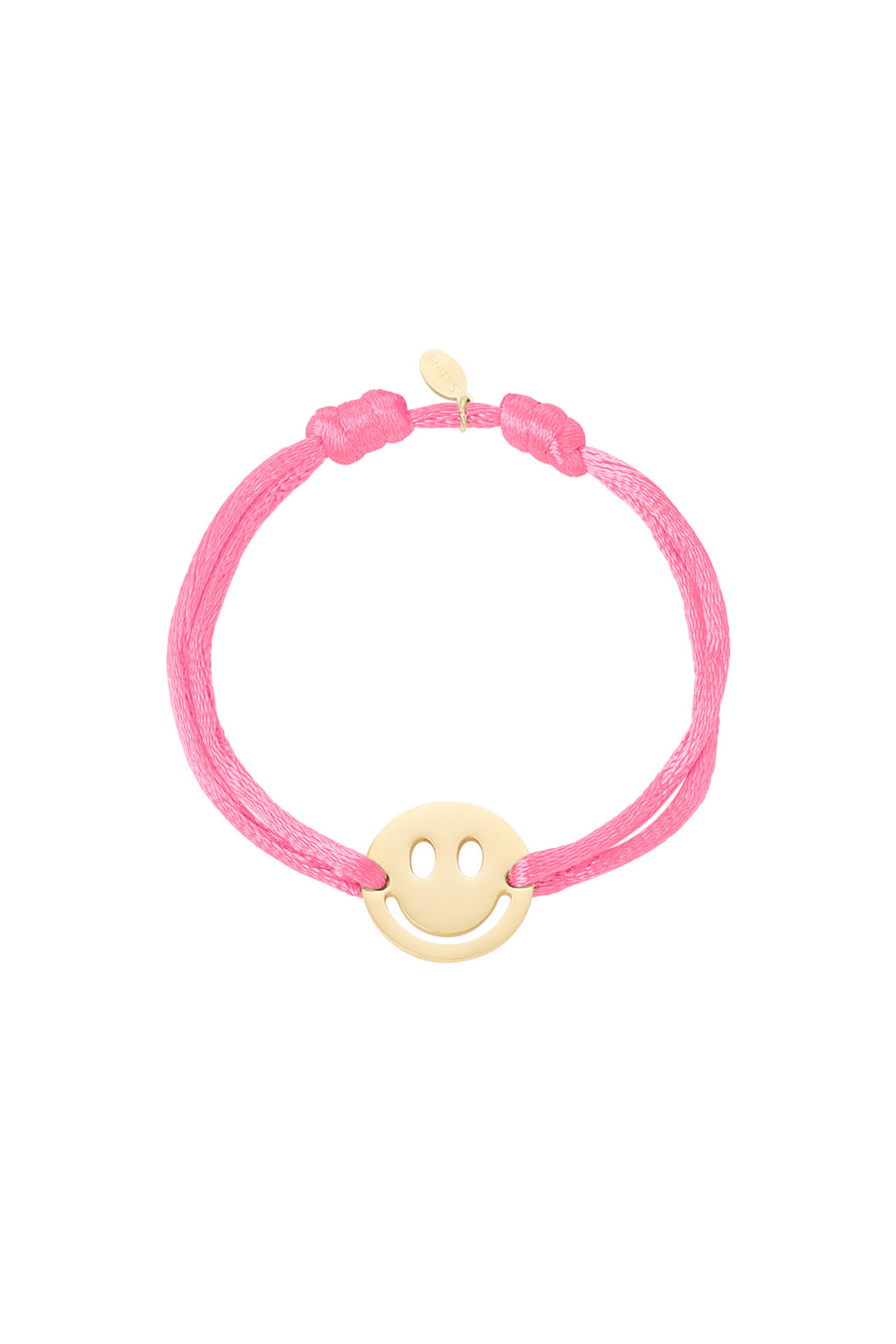 Bracelet en satin avec smiley