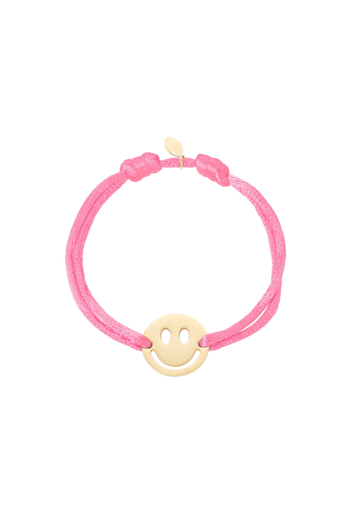 Bracelet en satin avec smiley