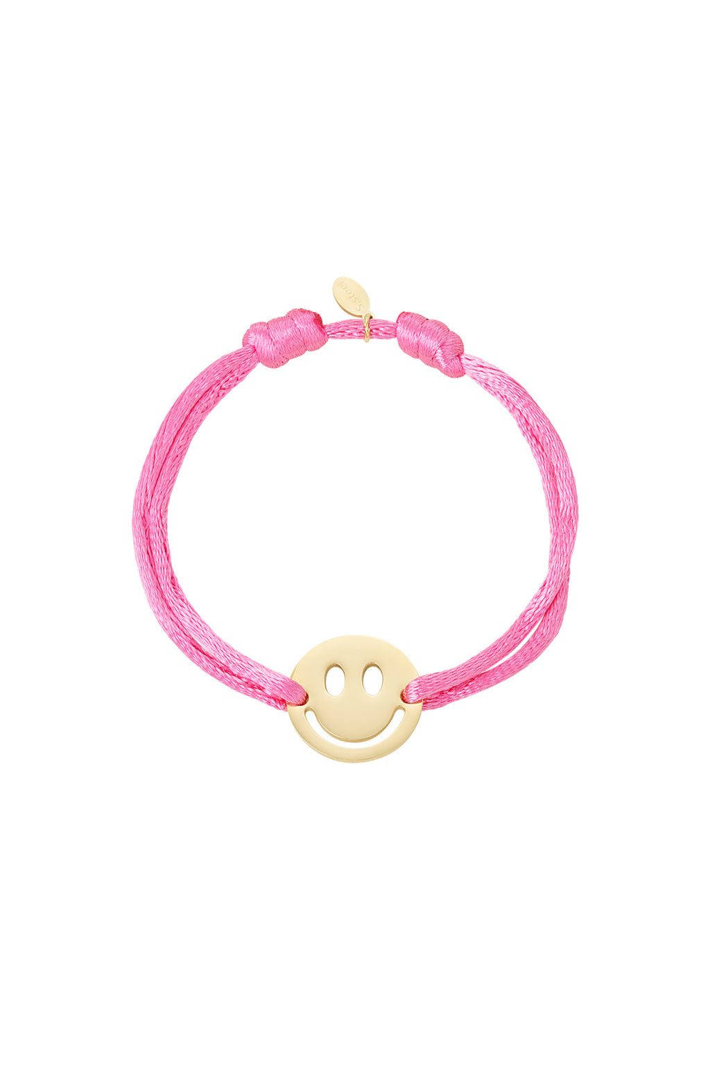 Bracelet en satin avec smiley