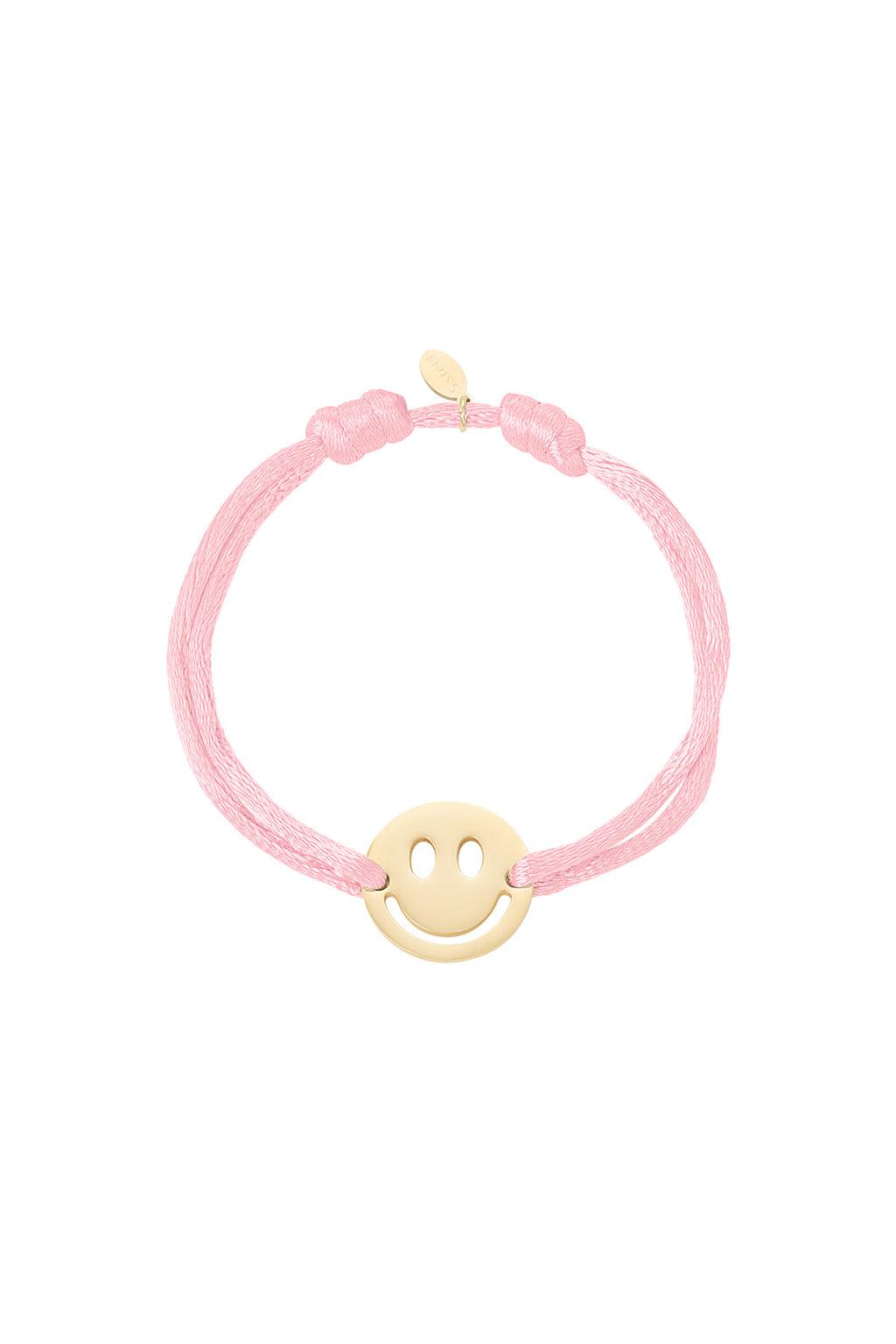 Bracelet en satin avec smiley