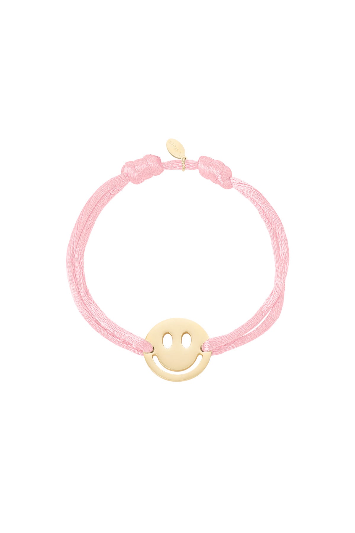 Bracelet en satin avec smiley