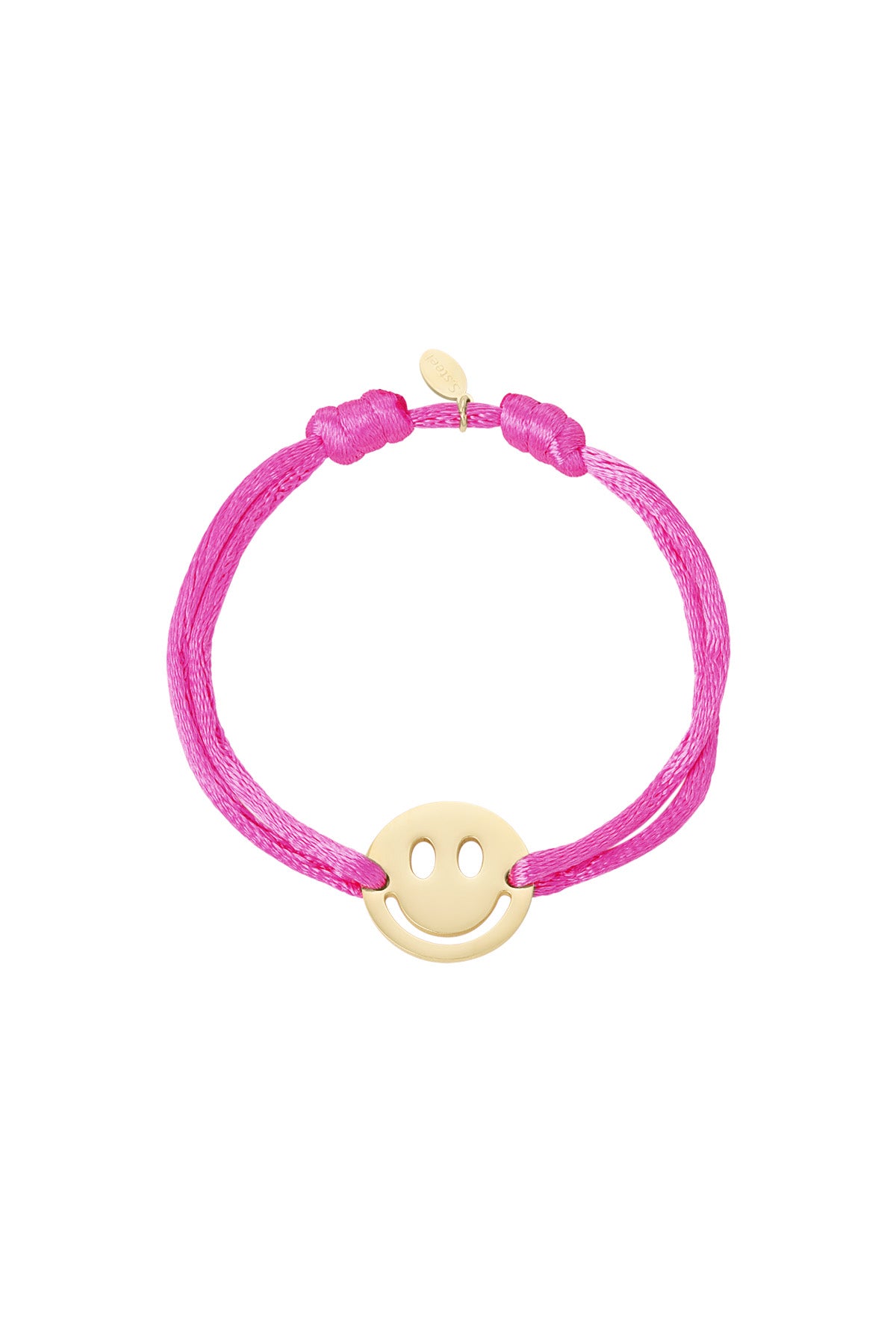Bracelet en satin avec smiley