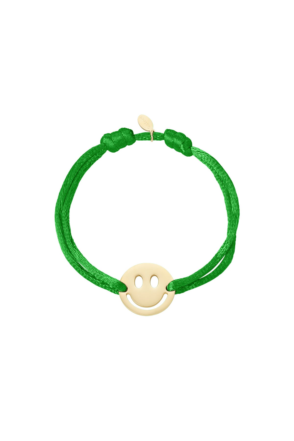 Bracelet en satin avec smiley