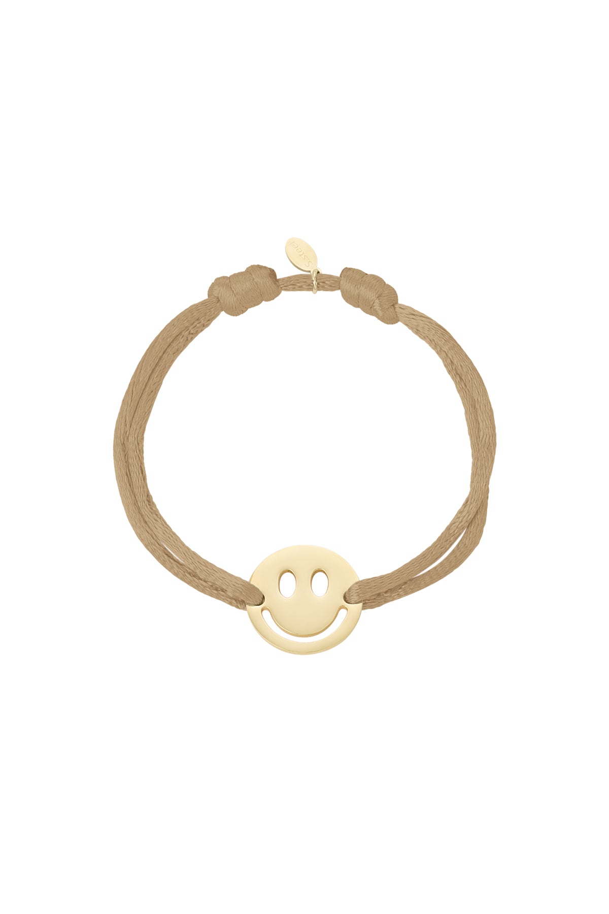 Bracelet en satin avec smiley