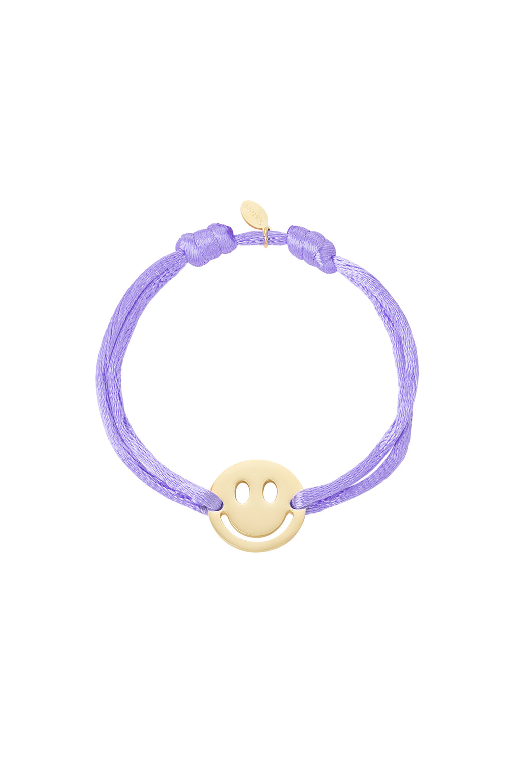 Bracelet en satin avec smiley