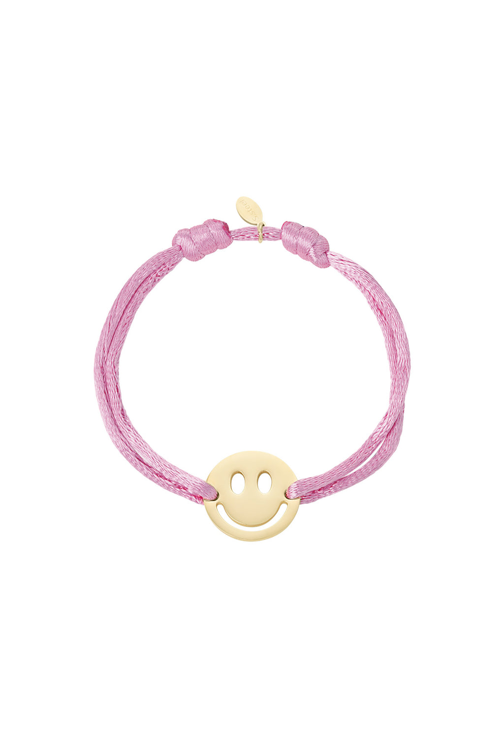 Bracelet en satin avec smiley