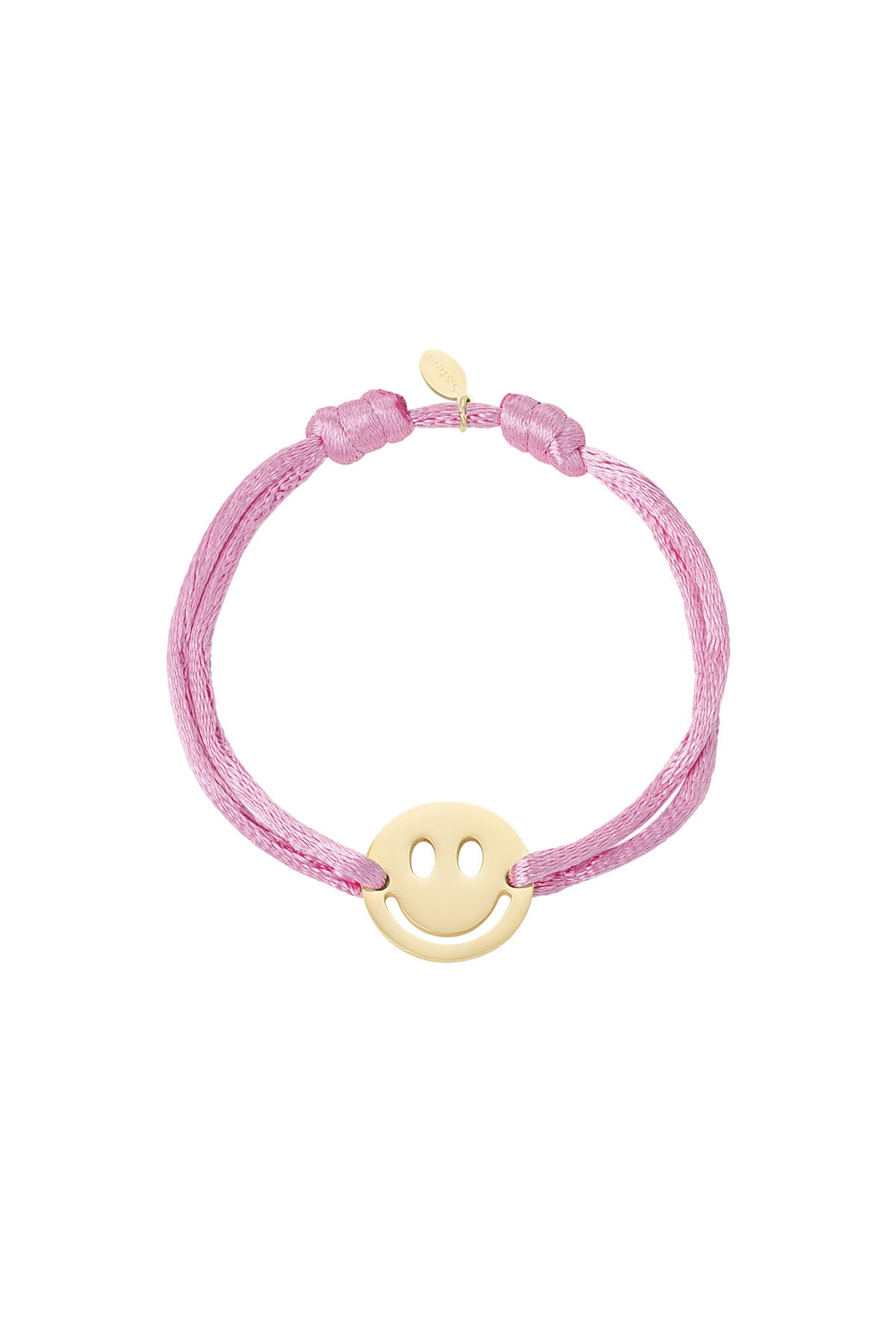 Bracelet en satin avec smiley