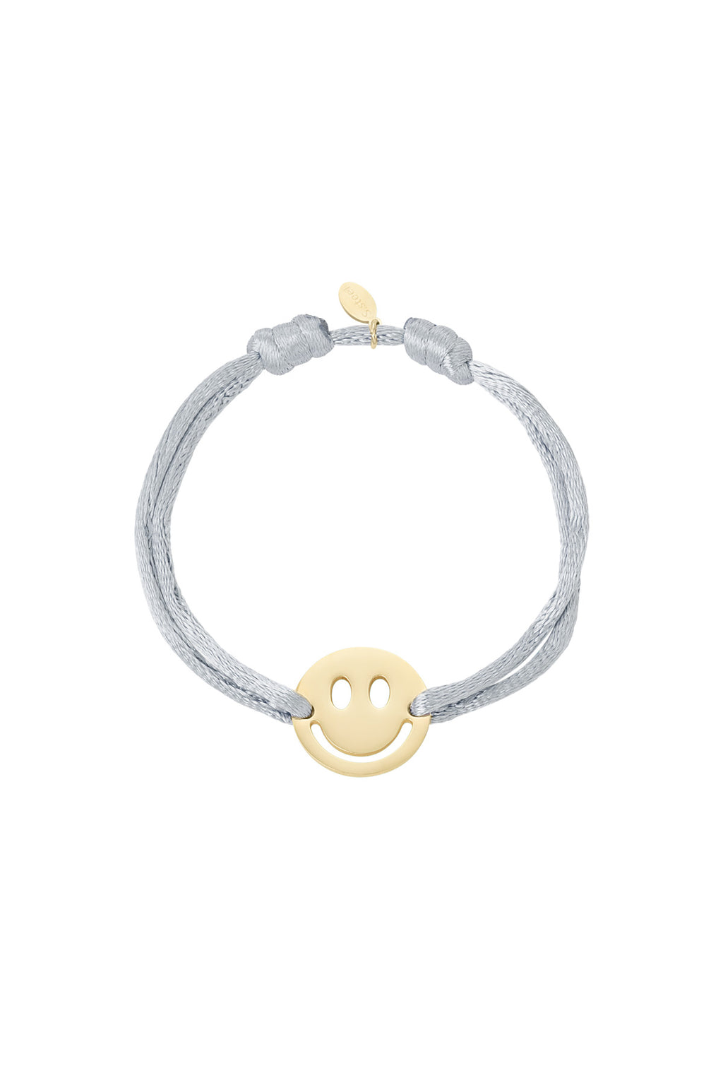 Bracelet en satin avec smiley