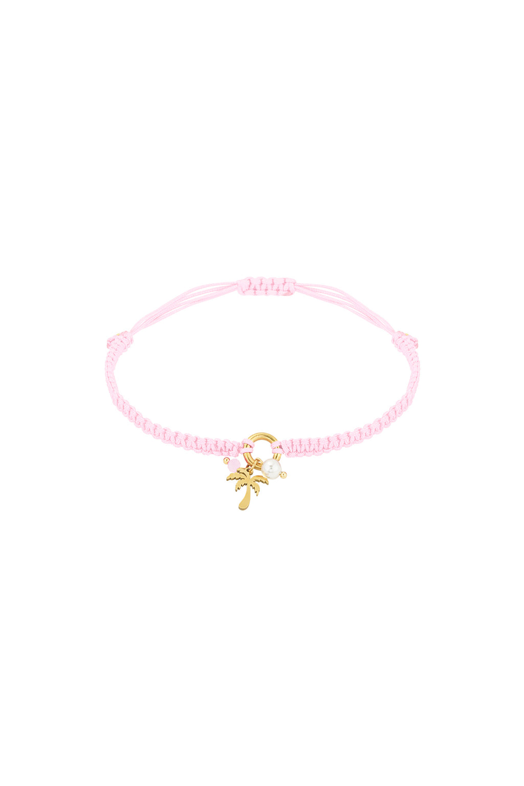 Bracelet Palm Paradise - Couleur orange et or