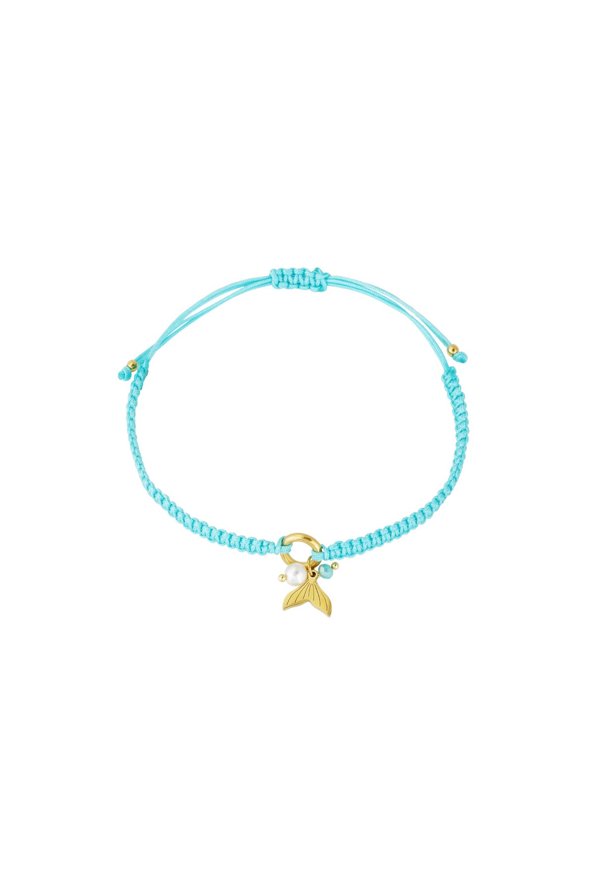 Bracelet sirène merveille - Couleur orange et or