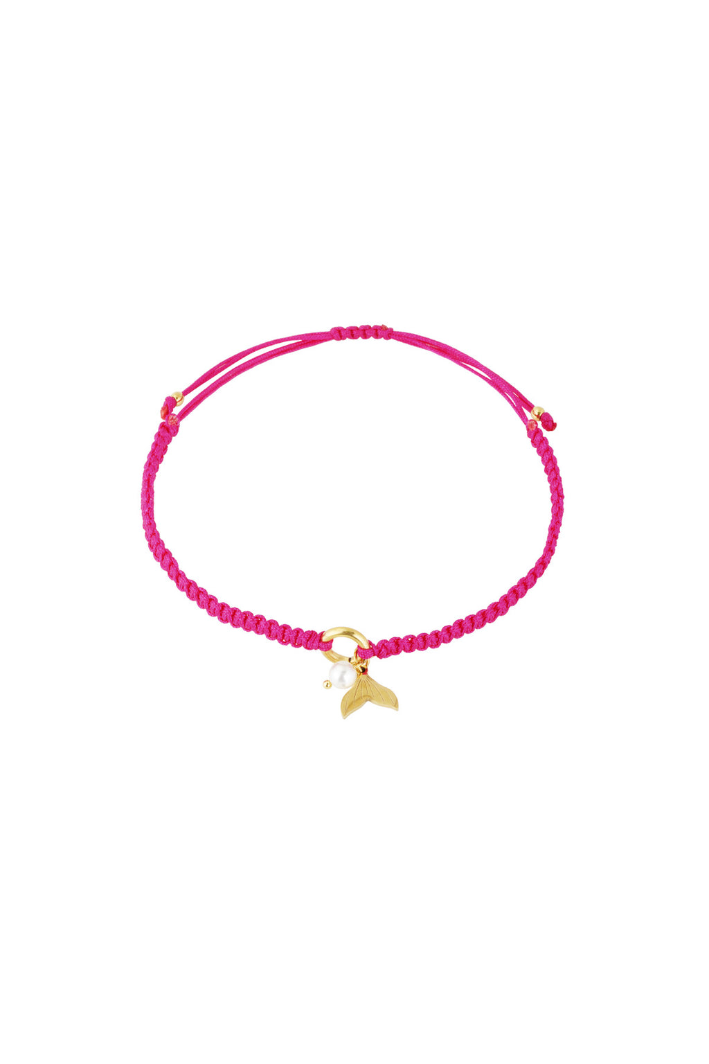 Bracelet sirène merveille - Couleur orange et or