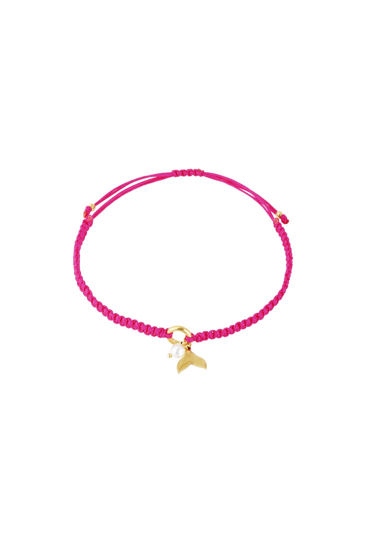 Bracelet sirène merveille - Couleur orange et or