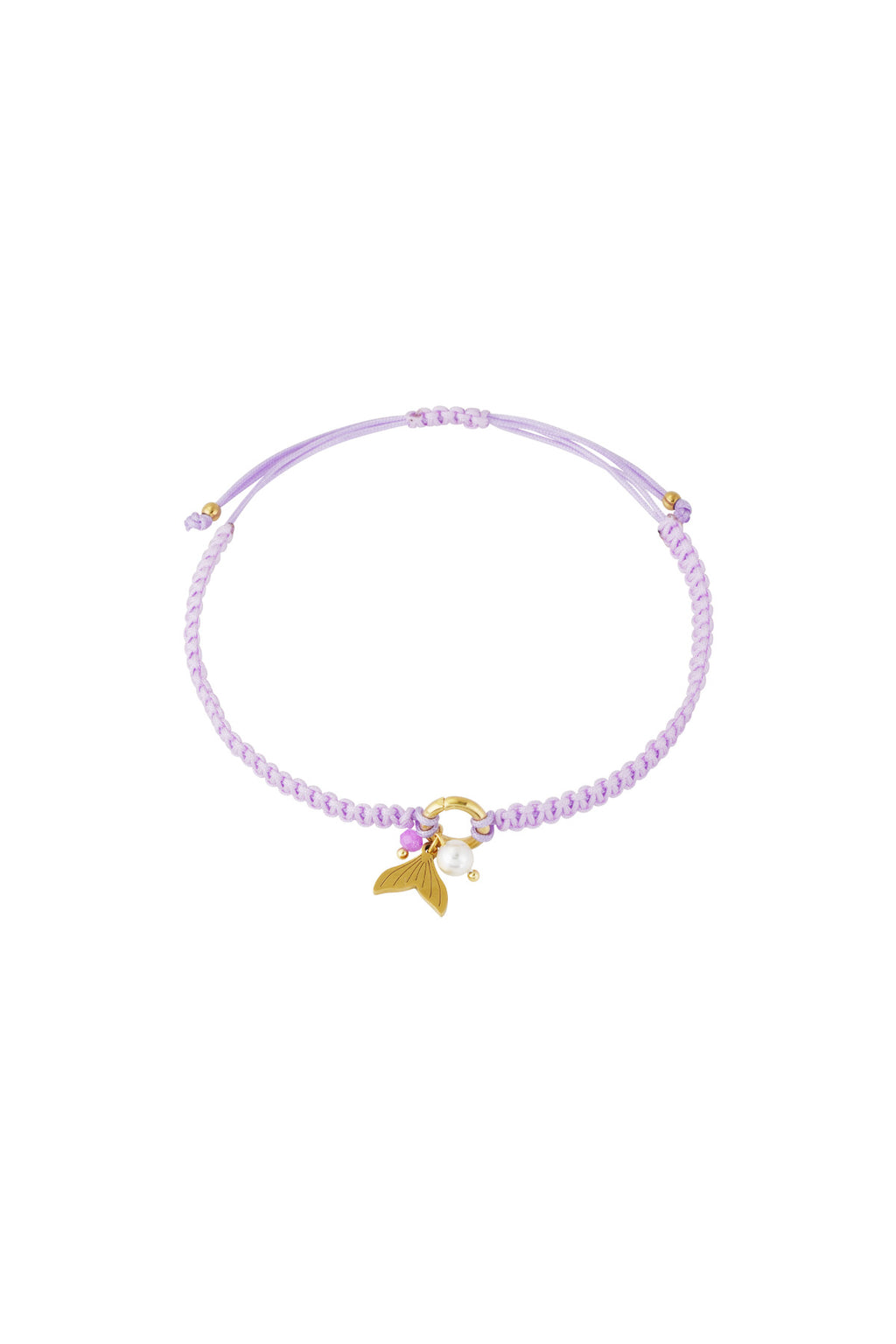 Bracelet sirène merveille - Couleur orange et or