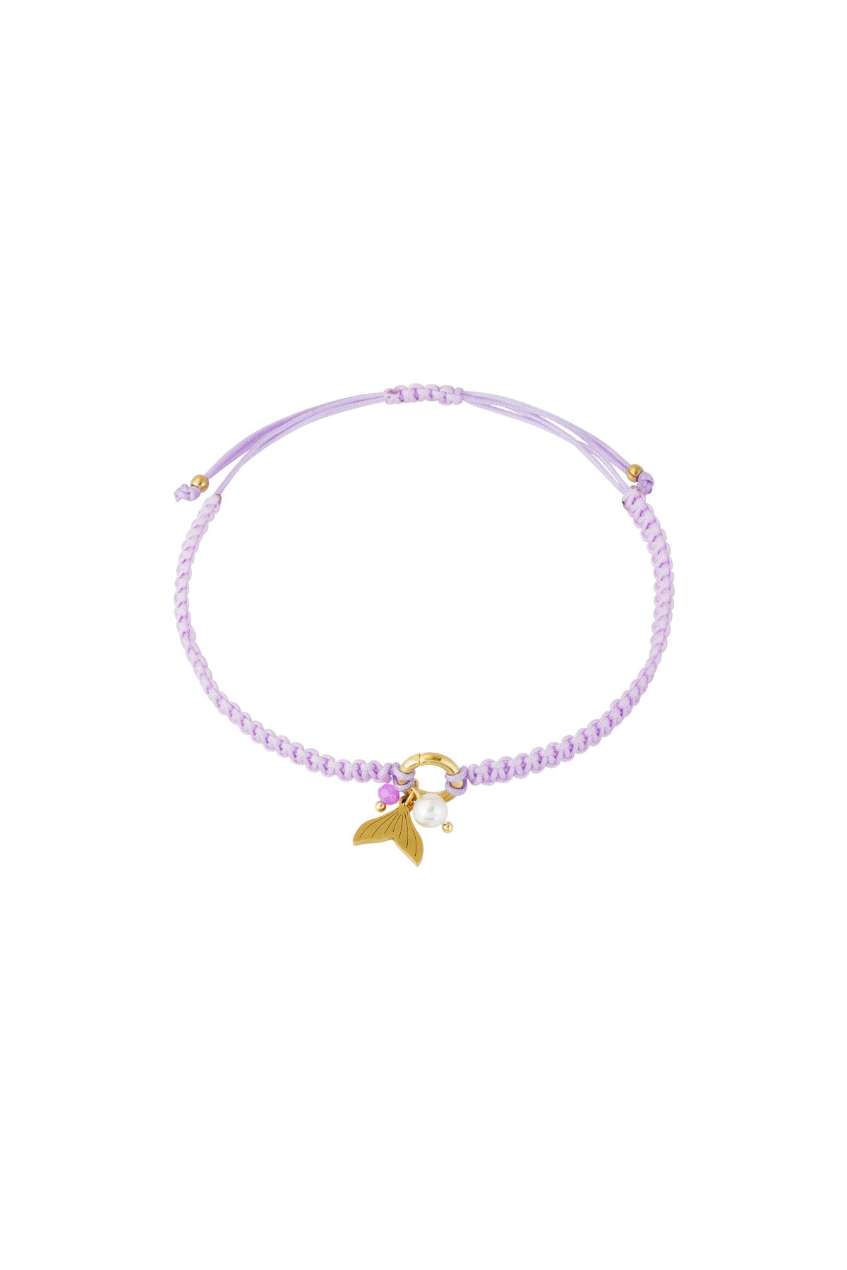 Bracelet sirène merveille - Couleur orange et or