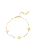 bracelet perle et trèfle