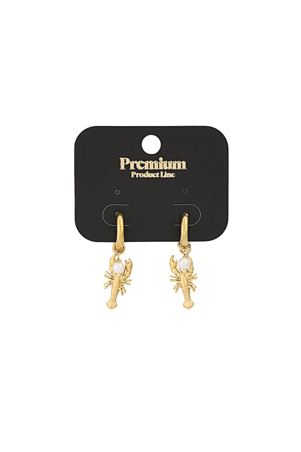 boucles d'oreilles homard