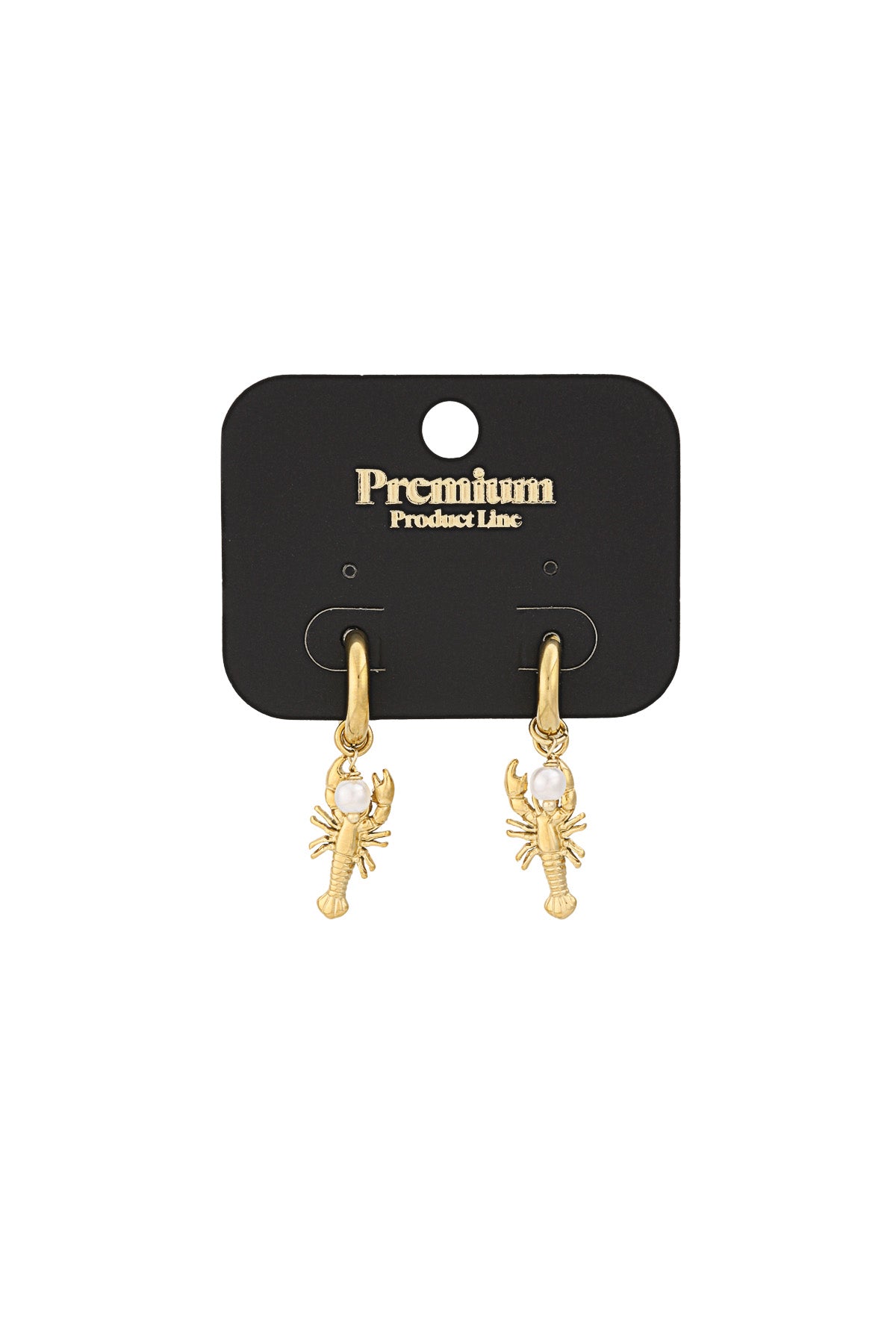 boucles d'oreilles homard